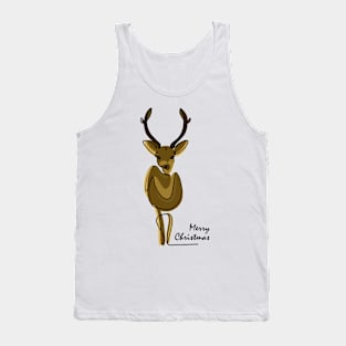 Christmas reindeer Tank Top